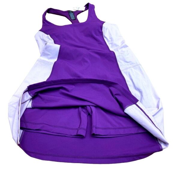Sweaty Betty Dress Power Workout Colorblock Performance Deep Purple Size Small - Picture 9 of 11
